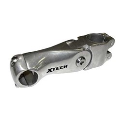 X-TECH STEM ADJ AHEAD 1-1/8 X 25.4 - 130mm SILVER [ONC01] #