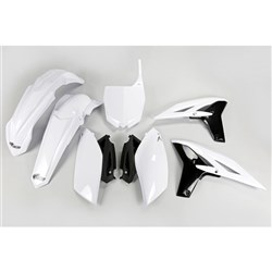 UFO YAMAHA PLASTICS KIT YZF250 2010 WHT #
