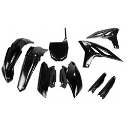 UFO YAMAHA FULL PLASTICS KIT YZF250 2010 BLK (WAS YAKIT308E001)