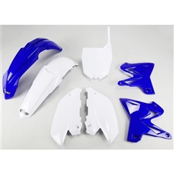 UFO YAMAHA PLASTICS KIT RESTYLE YZ125/250 03-14  BLK (WILL BECOME YAKIT312FE001) #
