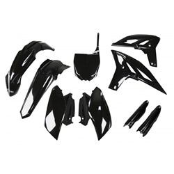 UFO YAMAHA FULL PLASTICS KIT YZF250 11-13 BLK (WAS YAKIT316E001)