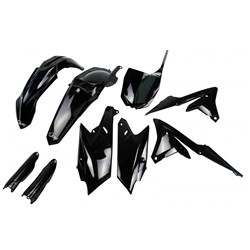 UFO YAMAHA FULL PLASTICS KIT YZF 250 14-18/450 14-17 BLK (WAS YAKIT318E001)