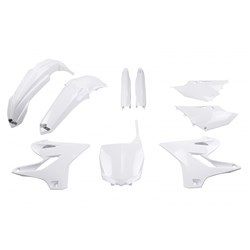 UFO YAMAHA FULL PLASTICS KIT YZ125/250 15-21 WHT (WAS YAKIT319E046)
