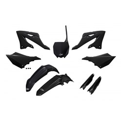 UFO YAMAHA FULL PLASTICS KIT YZ125/250 22-26 BLK (WAS YAKIT324E001)