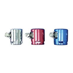 #ZODIAC ROUND HOSE END 1/4 + 5/16 ID BLU 6/PK