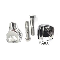 #ZODIAC RISER SET GTR CHROME 1.25 INCH BARS  4 INCH HIGH