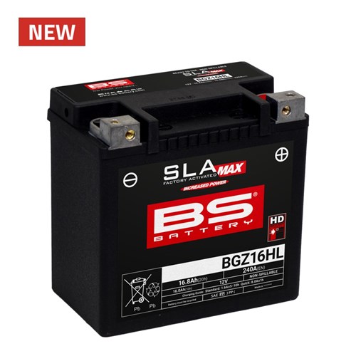 BS BATTERY SLA MAX BGZ - BGZ16HL - [CTN 4] (UN2800/CLASS 8) - Cassons ...